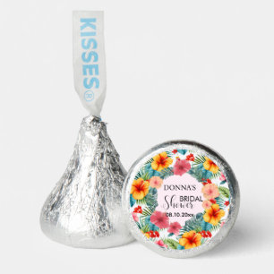 Exotic Floral Hawaiian Bridal Shower Hershey®'s Kisses®