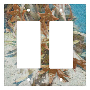Exotic Floral Light Switch Cover