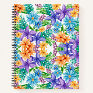 Exotic Flowers Notebook