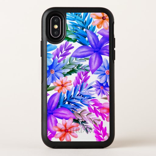 Exotic Flowers  OtterBox Symmetry iPhone X Case