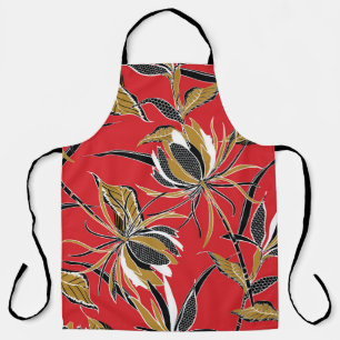 Exotic Flowers: Polka Dot Vintage Apron