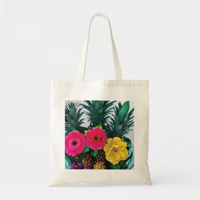Exotic Flowers Tote Bag (Front)