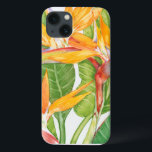 Exotic Flowers Watercolor iPhone 13 Case<br><div class="desc">Exotic Flowers Watercolor  Artist: Tim OToole</div>