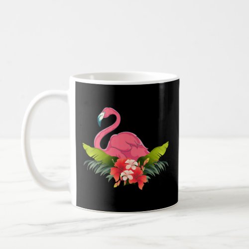 Exotic Flowers Zoo Animal Lover Tropical Bird Flam Coffee Mug