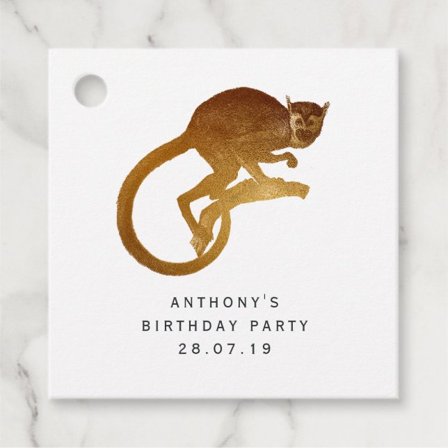 Exotic Forest Favor Tags (Front)