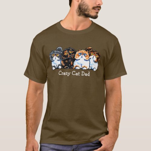 Exotic Foursome Cats Personalized T_Shirt