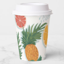 Exotic Fruit floral pattern 