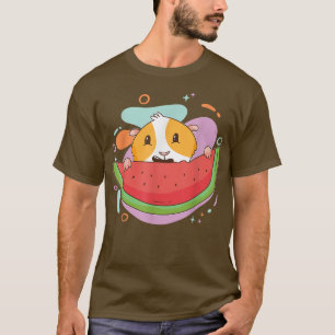 Exotic Fruit Lover Funny Guinea Pig Tropical Water T-Shirt