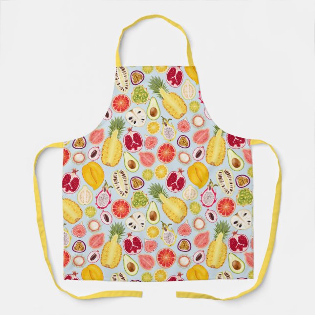 Exotic Fruit Pattern Apron (Front)