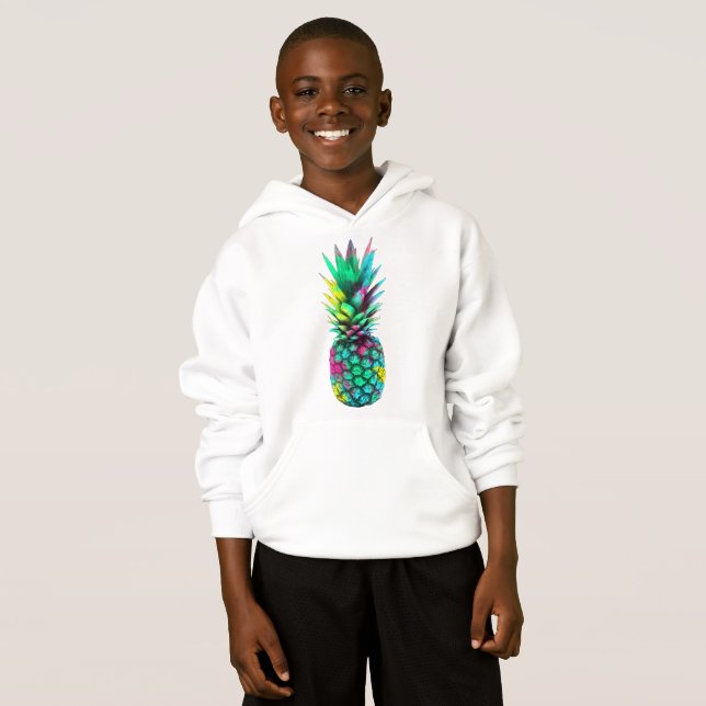 exotic fruit  pineapple hoodie (Front Full)