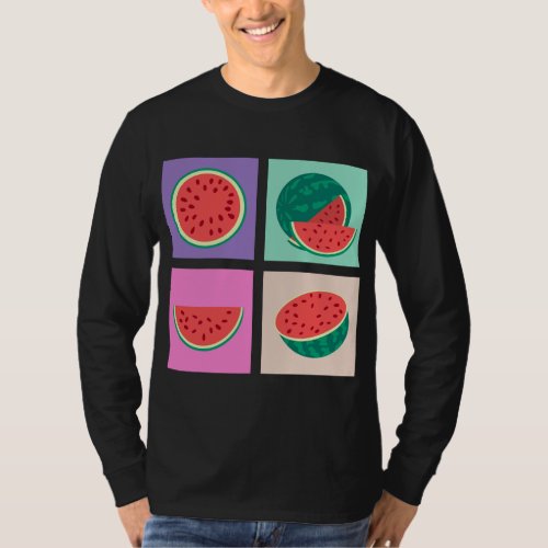 Exotic Fruit Pop Art Tropical Summer Vacation Wate T_Shirt