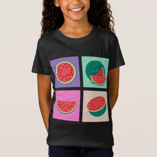 Exotic Fruit Pop Art Tropical Summer Vacation Wate T_Shirt