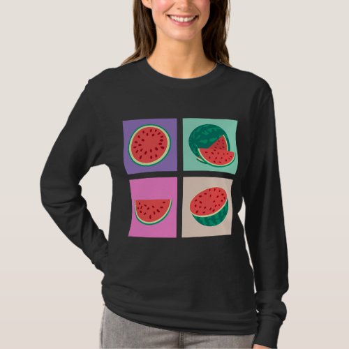 Exotic Fruit Pop Art Tropical Summer Vacation Wate T_Shirt