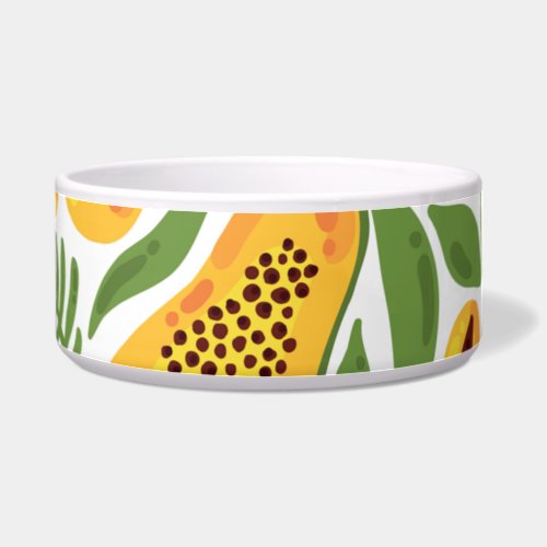 Exotic Fruits Ensemble Papaya Lemon Mango Bowl