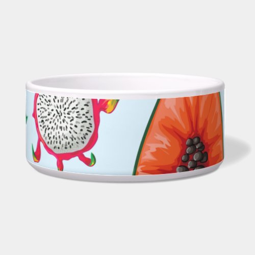 Exotic Fruits Trendy Print Seamless Bowl