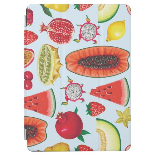 Exotic Fruits Trendy Print Seamless iPad Air Cover