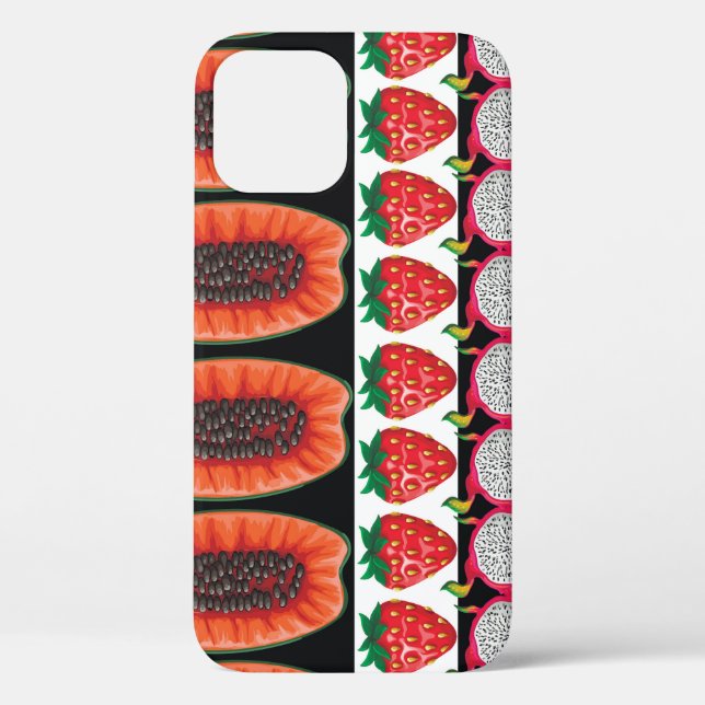 Exotic Fruits Trendy Seamless Pattern Case-Mate iPhone Case (Back)
