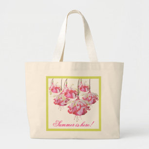 Exotic Fuchsias on a Jumbo Tote