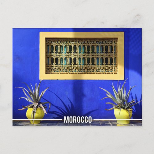 Exotic Garden _ Marrakesh Morocco Postcard
