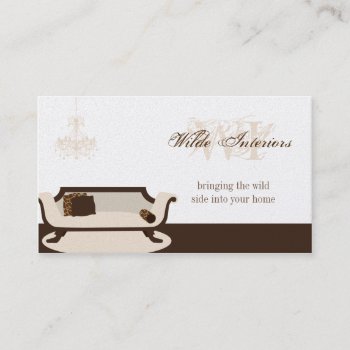 Exotic Giraffe Interior Design : Business Cards by luckygirl12776 at Zazzle