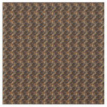 "Exotic Giraffes: On a Giraffe Patterned Canvas" Fabric