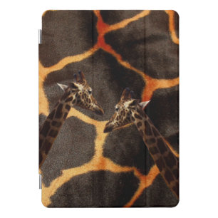 "Exotic Giraffes: On a Giraffe Patterned Canvas" iPad Pro Cover