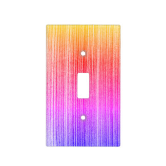 Exotic Gradient "Faux Wood" light switch cover