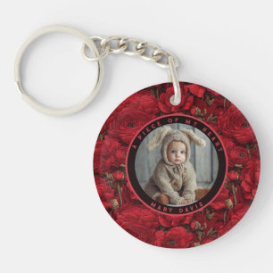Exotic Graduation Gifts Ranunculus Floral Keychain