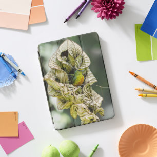 Exotic Green Bird, Olive Euphonia iPad Pro Cover