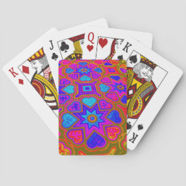 'Exotic Hearts' Playing Cards