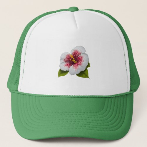 Exotic Hibiscus Flower Trucker Hat