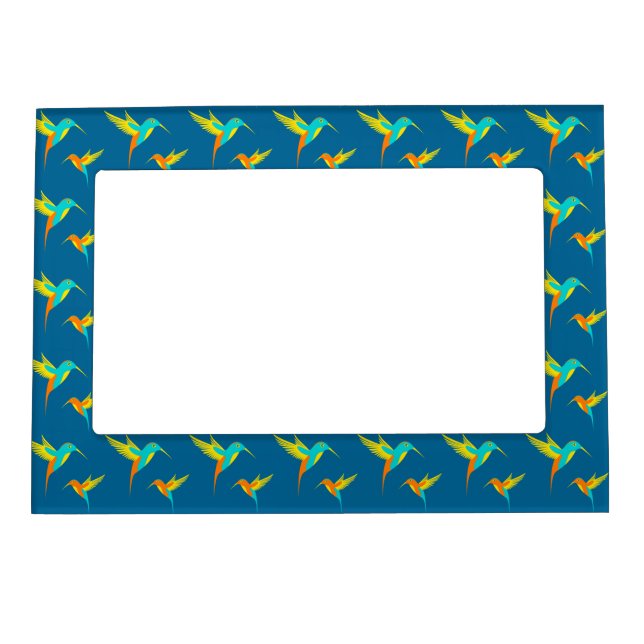 Exotic Hummingbird Magnetic Frame (Front)