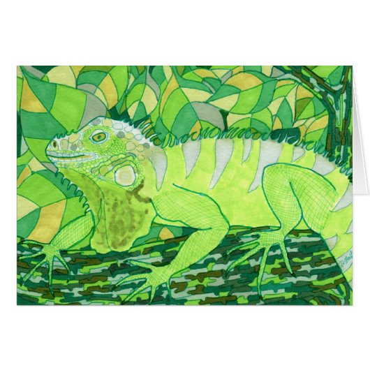 Exotic Iguana Cards (Front Horizontal)