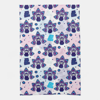 exotic india peacock pattern kitchen towel