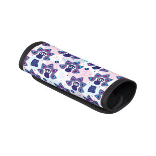 exotic india peacock pattern luggage handle wrap