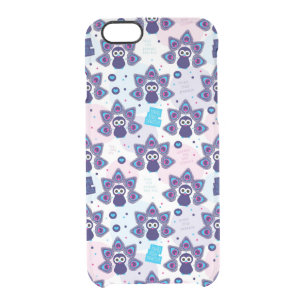 exotic india peacock pattern clear iPhone 6/6S case