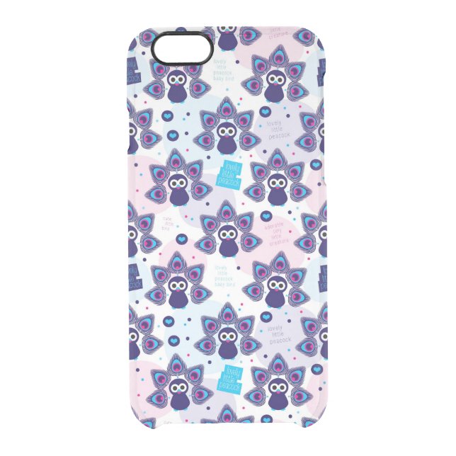 exotic india peacock pattern uncommon iPhone case (Back)
