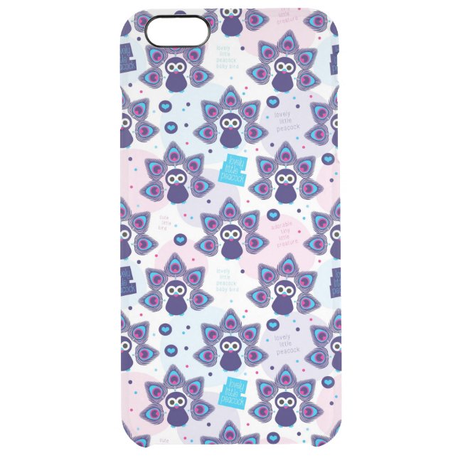 exotic india peacock pattern uncommon iPhone case (Back)