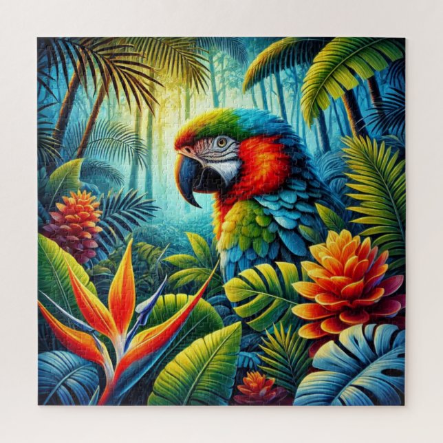 Exotic Jungle Adventure Jigsaw Puzzle (Vertical)