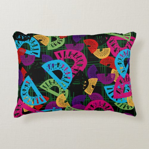 Exotic Kiwi Cocktail on Grass SpainNew Zealand Accent Pillow