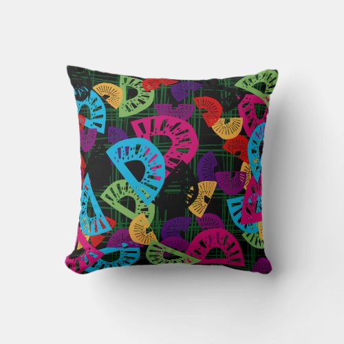 Exotic Kiwi Cocktail on Grass SpainNew Zealand Throw Pillow