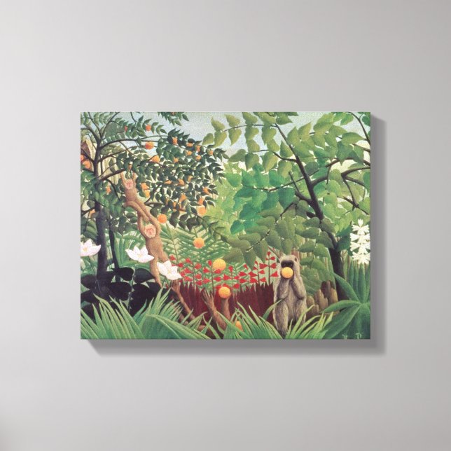 Exotic Landscape, 1910 Canvas Print (Front)