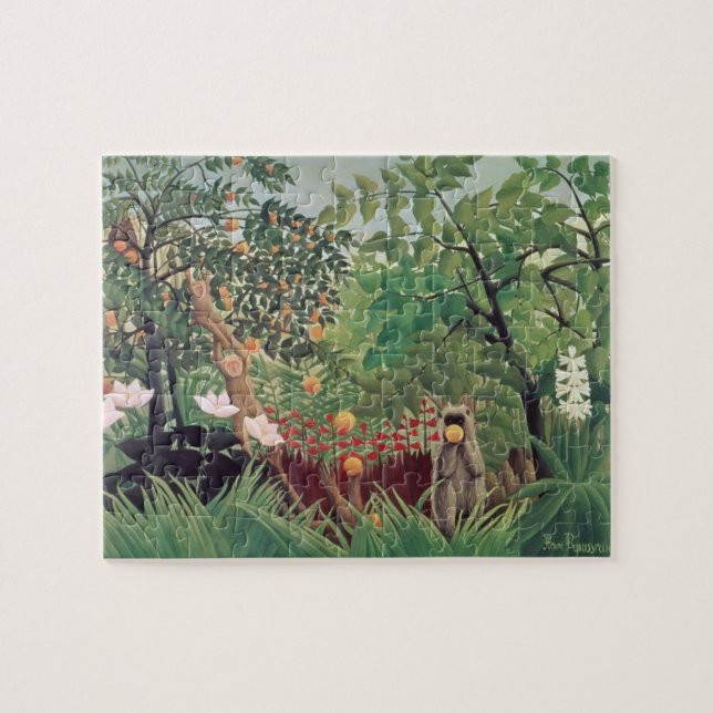 Exotic Landscape, 1910 Jigsaw Puzzle (Horizontal)