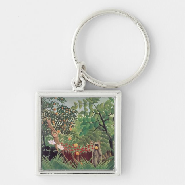Exotic Landscape, 1910 Keychain (Front)