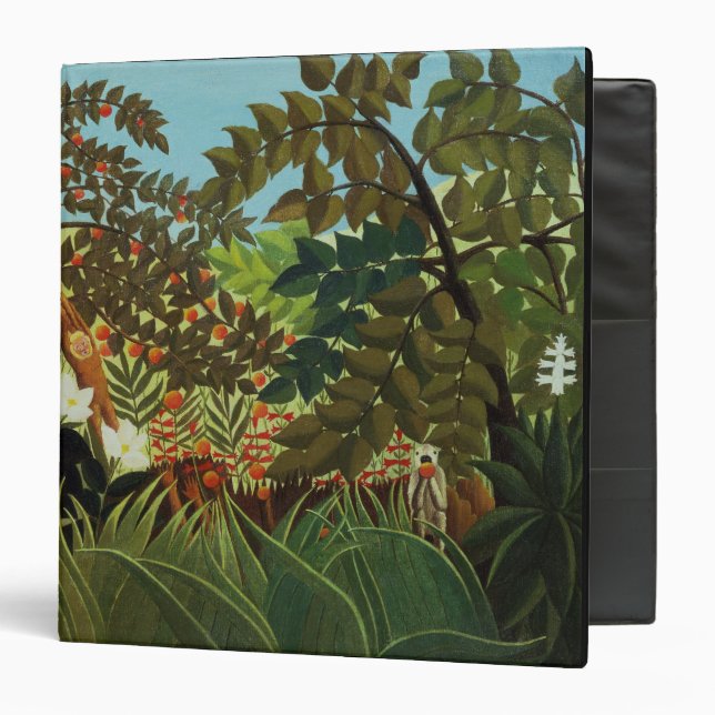 Exotic landscape 3 ring binder (Front/Inside)
