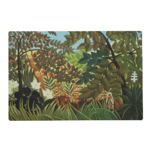 Exotic landscape placemat