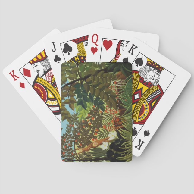 Exotic landscape poker cards (Back)
