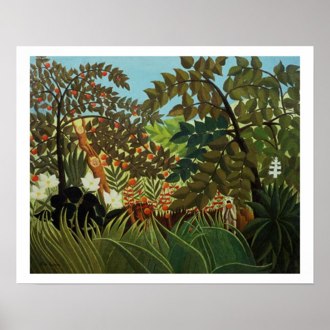 Exotic landscape poster (Front)