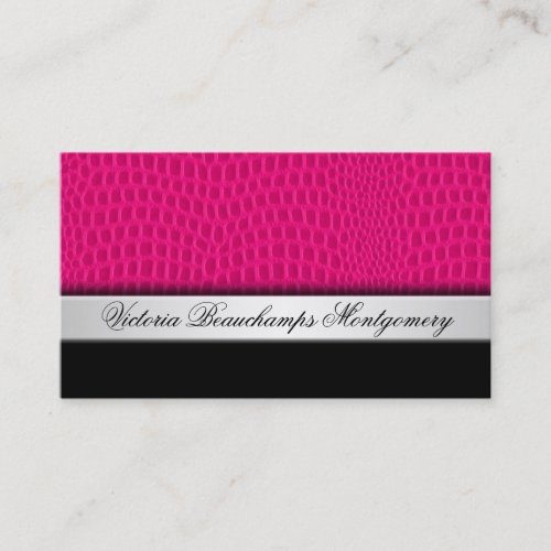 Exotic Leather Professional Nature Business Cards