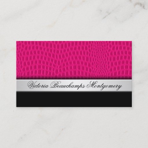 Customizable Exotic Leather Professional Nature Business Cards